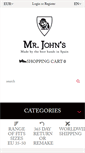 Mobile Screenshot of mrjohnshoes.com